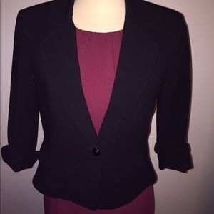 Forever 21 Black Cropped Blazer